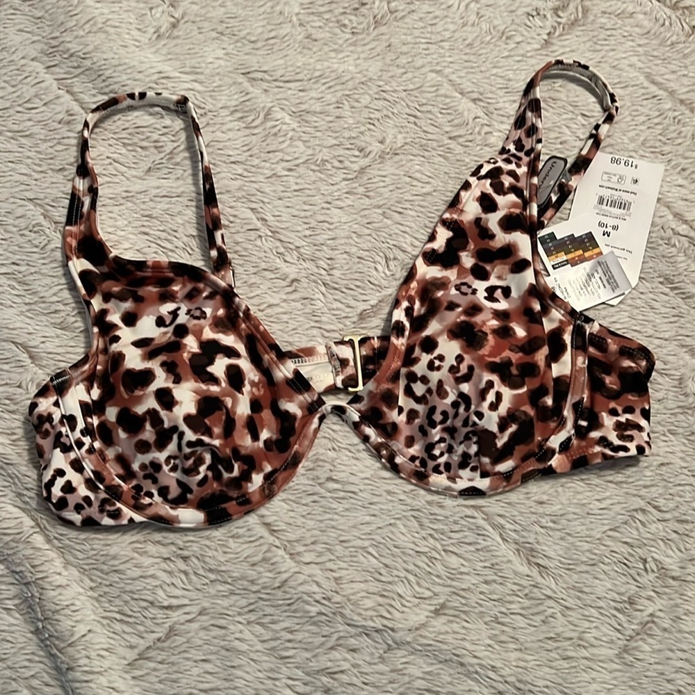 NWT Time and Tru Bathing Suit Top Size M (8-10)